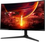 acer Nitro 27 Inch 1500R Curved Zero-Frame Full HD (1920 x 1080) Gaming Monitor | AMD FreeSync Premium | Up to 280Hz Refresh | 1ms VRB | One Display Port 1.4 and Two HDMI 2.0 Ports | XZ270 - Image 6
