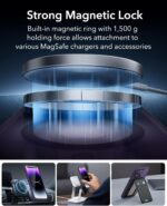 ESR for iPhone 14 Pro case, Translucent Matte Case, Compatible with MagSafe, Military-Grade Protection, Classic Series, Frosted Purple - Image 4