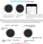 Car Wireless Bluetooth Remote Controller Phone Car Kit Steering Wheel Remote Controller Receiver CR2032 Battery for iOS Android - Image 4