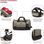 SwissGear Apex Duffle Bag for Travel and Gym with Bungee-Cord System - Image 3