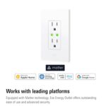 Eve Energy Outlet (Matter) 3-Pack – Smart Outlet & Power Meter, App & Voice Control, No Bridge, Thread, Works with Apple Home, Alexa, Google Home, SmartThings, 100% Privacy, Requires Thread Router - Image 3