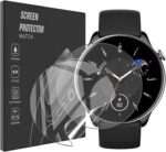 2 Pack Compatible for Amazfit GTR Mini 43mm Smartwatch Screen Protector, Flexible TPU Film [Not Glass], Easy Install, Bubble Free for GTR Mini 43mm Smartwatch Screen Protector - Image 2