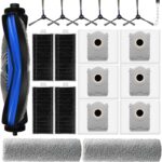 20 Pack Replacement Accessories Kit Compatible with ECOVACS DEEBOT X8 Pro Omnii/Yeedi S14 Plus Robot Vacuum, 1 Main Brush, 6 Side Brush, 4 HEPA Filter, 2 Mopping Roller, 6 Dust Bag - Image 2