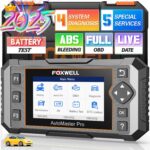 2025 FOXWELL NT614 Elite OBD2 Scanner with 5 Resets ABS Bleeding/SAS Calibration/Oil/EPB/Throttle, Upgrade of NT604 Code Reader Scan Tools, ABS SRS Engine Transmission Battery Test Car Scanner - Image 2