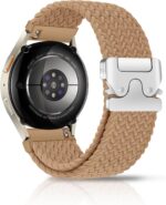 20mm Nylon Braided Band Compatible with Samsung Galaxy Watch 4/5/6/7/FE 40mm 44mm Band/5 Pro/Watch 4&6 Classic/Active 2 40mm 44mm/3 41mm/Gear Sport/Gear S2 Classic - Image 2