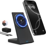 20w Fast Mag-Safe Charger Stand,Stickable Desk Magnetic Wireless Charging with 25w PD Adapter,Office Magnetic Phone Charger for iPhone 16e/16/16 Pro/16 Plus/16 Pro Max/15/14/13/12 Series - Image 2