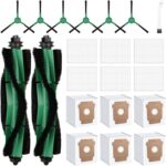 21 Pcs Replacement Parts for irobot Roomba Q052 - Vac 2/105 Combo Robot Vacuum + AutoEmpty Dock, Accessory Kit include 2 Roller Burshs, 6 Filters, 6 Dust bags, 6 Side Brushs and 1 Cleaning Tool - Image 2