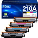 210A 210X Toner Cartridges 4 Pack - Replacement for HP 210A HP 210X, Works for HP Color Laserjet Pro MFP 4301fdw Wireless Printer, MFP Pro 4301fdn 4201dw 4201dn,Color Pro MFP 4301 4201 Series Printer - Image 2