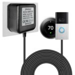 24 Volt Doorbell Power Adapter - 16.4ft Long C Wire Adapter, Doorbell Transformer Fits Ring, Nest Hello, Wyze, Eufy Video Doorbells and Ecobee,Sensi,Nest,Honeywell Thermostat(Black) - Image 2