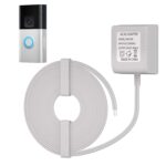 24V Doorbell Transformer 33FT Output Line for All Models of Ring Doorbells, Nest, Honeywell, Ecobee, Arlo, Wyze, Eufy （White），Reliable Power Supply for Smart Thermostats and Video Doorbells - Image 2