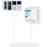 24V Doorbell Transformer Compatible with Ring Doorbell,Video Doorbell,Nest, Ecobee, Sensi and Honeywell Thermostats,24V 500MA AC Transformer (16.4FT White 12.0, Watts - Image 2
