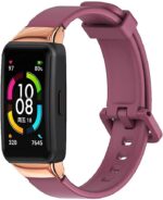 3Chome Silicone Strap for Honor Band 6 Wristband, for Huawei Band 6 Smart Watch Wristband Replacement Bracelet - Image 2
