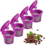 4 Pack K Cups Coffee Filters Compatible with Keurig Brewers 1.0 and 2.0Coffee Makers - Universal Kcup Filters Fit Refillable Kcup Coffee Pods - Image 2