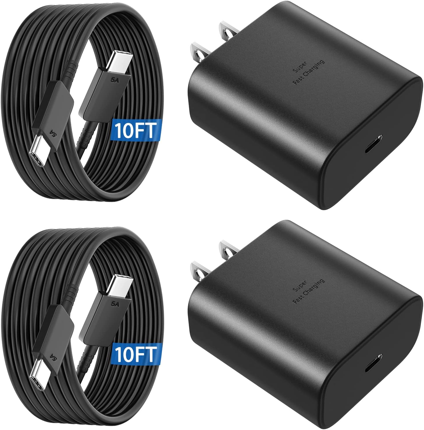 45W Samsung Super Fast Phone Charger, USB C Fast Charger Samsung Charge Fast Charging Cord Samsung Galaxy S25 S24 Ultra Charge 10FT Type C Charging Cable for Samsung Galaxy S25 Ultra/S25/S24/S23/S22 - Image 2