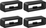4/6 Pack Fastener Rings for Garmin Forerunner 645 245 165 158 55 45 Watch Bands, 20mm Silicone Replacement Watch Band Loop/Holder/Retainer/Clips - Image 2