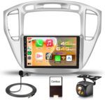 4G+64G Stereo for Toyota Highlander 2000-2007 Radio Android Upgrade 9 Inch Touch Screen Head Unit, Driauto Car Stereo with Wireless Carplay Android Auto GPS WiFi DSP Bluetooth FM RDS Backup Camera - Image 2