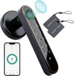 5-in-1 Unlock - Fingerprint, Bluetooth, Code, IC Card, Key Fingerprint Door Lock, Smart Door knob,Biometric Door Lock for Bedroom Home Hotel Office Apartment - Image 2