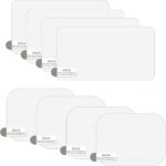 8Pcs Dashcam Windshield Sticker Electrostatic Film Transparent Sticker to Prevent Scratching and Falling, Durable and Reusable Dash Cam Stickers for Mounting Dash Cam - Image 2