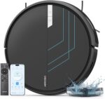 AIRROBO Robot Vacuum and Mop, 3000Pa Strong Suction Power Vacuum Mop Robot, Wi-Fi/App/Alexa, Self-Charging Robotic Vacuum for Hard Floor, Pet Hair and Low-Piled Carpet, Slim Design, Quiet，P30 - Image 2