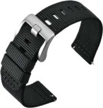 ANNEFIT Quick Release Watch Bands, Military Nylon Watch Strap for Men, Multiple Colors & Width (18mm, 19mm, 20mm, 22mm, 24mm) - Image 2
