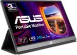 ASUS ROG Strix 17.3" 1080P Portable Gaming Monitor (XG17AHPE) - FHD, IPS, 240Hz, Adaptive-Sync, Built-in Battery, Smart Case, USB Type-C, Micro HDMI, For Laptop, PC, Phone, Console, 3-Year Warranty - Image 2