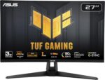ASUS TUF Gaming 27” 1440P Gaming Monitor (VG27AQM1A) - QHD (2560 x 1440), 260Hz, 1ms, Fast IPS, Extreme Low Motion Blur Sync, Freesync Premium, G-SYNC Compatible, DisplayHDR400, 3 Year Warranty - Image 2