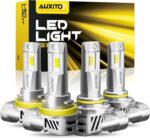 AUXITO 2025 𝟗𝟎𝟎𝟓 𝐇𝟏𝟏 Fog Lights, 𝟔𝟎𝟎𝟎𝟎𝐋𝐌 Super Bright HB3 H8/H9 Fog Bulbs, Real Mini Size Plug and Play, Non-polarity, Pack of 4 - Image 2