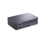AV Access KVM Switch Dock 2 Monitors 2 Laptops, 4K KVM Switch Dual Monitor, 2 USB-C MST Ports, 60W PD for Each PC, 1G Ethernet, EDID Emulation, 2K@144Hz, 1080P@240Hz, Ideal for Home Office & Gaming - Image 2