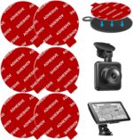 AZXYI Sticky Adhesive Replacement for Windshield Camera Holder, 6pcs 2.76"(70mm) VHB Circle Double-Sided Adhesive Tapes for Dashboard Suction Cup Mount, Mounting Disk Pads, Dash Cam/GPS/Sucker Holder - Image 2