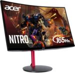 Acer Nitro 27" Full HD 1920 x 1080 1500R Curve PC Gaming Monitor | AMD FreeSync Premium | 165Hz Refresh | 1ms (VRB) | ZeroFrame Design | 1 x Display Port 1.4 & 2 x HDMI 2.0 Ports ED270R Mbmiiphx - Image 2