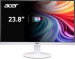 Acer SB240Y G0wi 23.8" IPS Full HD Ultra-Slim Edge-to-Edge Gaming Office Monitor | Adaptive-Sync Support (FreeSync Compatible) | Up to 120Hz Refresh | 1ms (VRB) | Tilt | HDMI & VGA Ports | White - Image 2