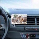 Acrylic Car Picture Frame Air Vent Clips,Car Vent Clips with Magnetic Picture Frame for Cars Dual Direction Shows Your Own and Family Photos,Universal Cars Photo Holder - Image 2