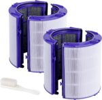 Air Purifier Filter Replacement (2-Pack) for Dyson PH01/HP07/HP10/TP07/TP09/TP10/HP06/HP09/TP06 - All-in-One Filter and Cleaning Brush - 12-Month Replacement - Image 2