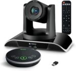 All-in-One Conference Room Video Camera System Bundle HD 1080P 60fps 3X Optical Zoom USB3.0 HDMI PTZ Camera and Bluetooth Conference Speakerphone with Microphones - Image 2
