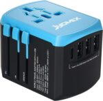 All in One Universal USB Travel Power Adapter with 3 USB Port and Type-C International Wall Charger Worldwide AC Power Plug 8 Pin AC Socket for Multi-Nation Travel UK, EU, AU, Asia - Image 2