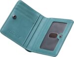 Alldaily Small RFID Wallet for Women Slim Compact Bifold Pocket Ladies Travel Mini Purse (Purist Blue) - Image 2