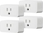 Amazon Basics Smart Plug, Works with Alexa Only, 2.4 GHz Wi-Fi, No Hub Required, 4 Pack, White - Image 2