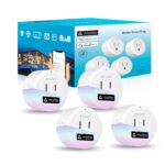 Amysen Matter Smart Plug,Smart Plugs Compatible with Alexa, Apple Home, Siri, Google Home, SmartThings, Smart Outlet 10A/1250W Max, Matter Smart Home , APP Remote Control, 2.4G Wi-Fi Only, 4Pack - Image 2