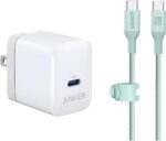 Anker 20W USB-C Power Adapter and Bio-Nylon USB-C to USB-C Cable, Eco-Friendly 20W PD Fast Charger and Durable USB-C Charging Cable for iPhone, iPad, Android, Samsung Galaxy, MacBook, and More - Image 2