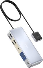 Anker Docking Station, KVM Switch for a Desktop PC and a Laptop, Dual 4K Monitor 553 USB C Docking Station, with HDMI and DisplayPort, USB 3.0 Ports for Hp Laptop, MacBook, iPad, Steam Deck and More - Image 2