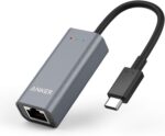 Anker USB C to Ethernet Adapter, Portable 1-Gigabit Network Hub, 10/100/1000 Mbps, for MacBook Pro, iPad Pro 2019/2018, ChromeBook, XPS, Galaxy S9/S8, and More - Image 2