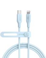 Anker USB C to Lightning Cable[6FT], MFi Certified, Bio-Based Charging Cord, for iPhone 14 Series,and More(USB 2.0, Blue) - Image 2