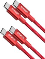 Anker USB C to USB C Cable, Type C 60W Fast Charging Cable (3.3FT, 2Pack) for iPhone 16 Series, iPad Mini 6 and More (Red) - Image 2