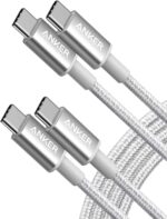 Anker USB C to USB C Cable, Type C 60W Fast Charging Cable (6FT, 2Pack) for iPhone 16 Series, iPad Mini 6 and More (Silver) - Image 2