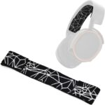 Arctis3 Headband Replacement Elasticity Fabric Head Band Arctis3 Accessories Compatible with SteelSeries Arctis 3 Arctis 5 Arctis3/5 Gaming Headsets (Black&Grey) - Image 2