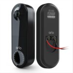 Arlo Essential Wired Video Doorbell - HD Video, 180° View, Night Vision, 2 Way Audio, Black - AVD1001B - Image 2