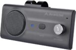 Avantree CK11 Hands Free Bluetooth 5.0 Car Kits, 3W Loud Speakerphone, Support Siri Assistant & Motion Auto On Off, Volume Knob, Wireless in Car Handsfree Speaker with Visor Clip - Titannium - Image 2