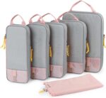 BAGSMART 6 Set Compression Packing Cubes - Lightweight Travel Essentials, Durable Luggage Organizer - Image 2