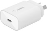 BELKIN BOOST CHARGE USB-C PD 3.0 PPS Wall Charger 25W + USB-C Cable (1M) - White(WCA004au1MWH-B6),USB-C PD 3.0 Certified,Compact and Travel-Ready - Image 2