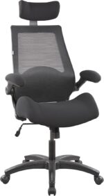BOLISS 400lbs High Back Ergonomic Mesh Computer Office Desk Chair with Super Soft Adjustable Arms Molded Foam Seat Lumbar Support(Black) - Image 2